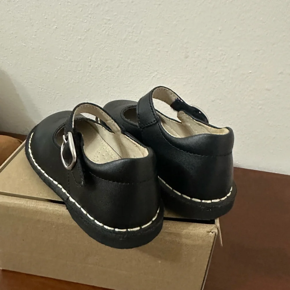 L'Amour Black Girls Mary Jane Dress Shoes with Buckle